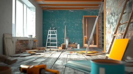 Home improvement project. Made with 3D software.
