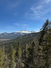 mountain landscape in the winter