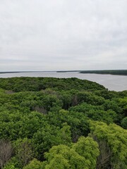 Serene lake view