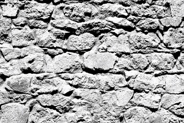 black and white stone wall abstract background texture