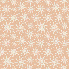 Fototapeta premium Twinkle stars seamless vector pattern