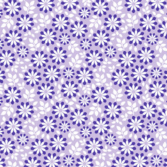 Ditsy floral seamless vector pattern