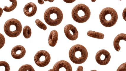 chocolate cereal on transparent background png