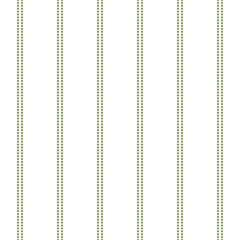 Ticking Olive Green Strip Vertical Seamless Vector Pattern Background