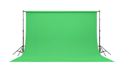 green screen setup isolated on transparent background png
