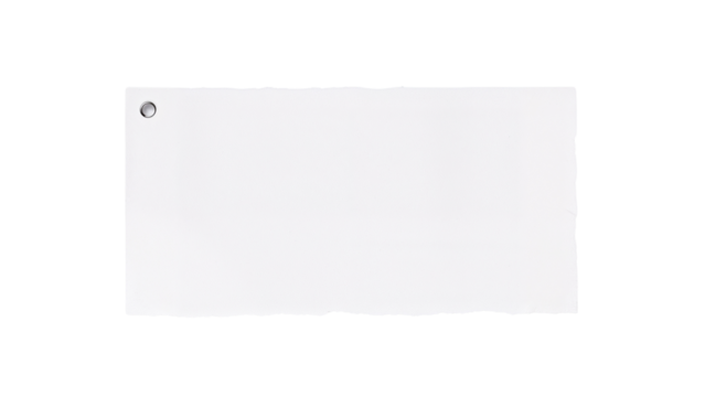 blank white tag isolated on transparent background png
