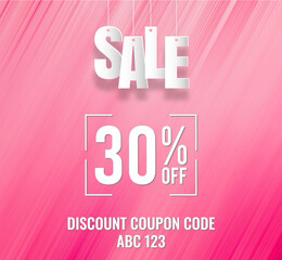Modern Sale Banner Design with Bold Typography