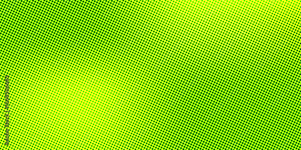 Poster dots halftone green color pattern gradient texture with technology digital background. dots pop art 