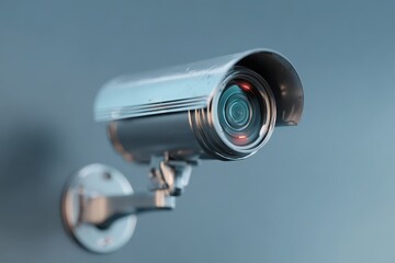 Contemporary Security Camera Close-Up: A Comprehensive Look at Surveillance Monitoring Systems