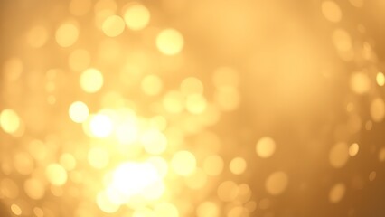 Obraz premium Abstract background with shimmering light particles transitioning from gold to silver, creating a dreamy atmosphere.