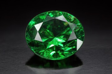 Brilliant Round Emerald Gem: Celebrate Green Elegance in Luxurious Jewelry