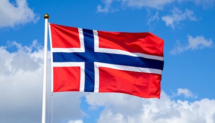 🇳🇴 Norway 
"Red flag with a blue cross outlined in white – Nordic design."