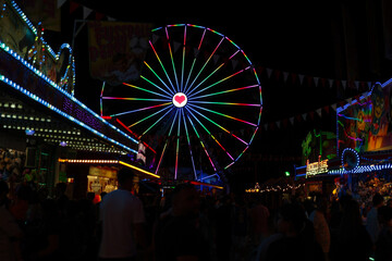 fireworks at night