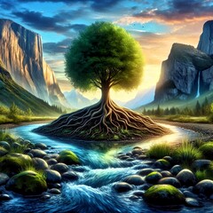 Earth Bubbles in Hand – Symbol of Nature Protection