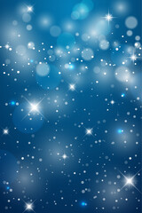 キラキラのネイビーブルーの背景素材 ( フレーム　見出し　タイトル　きらきら　背景 )