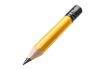 Lead pencil isolated on a transparent background