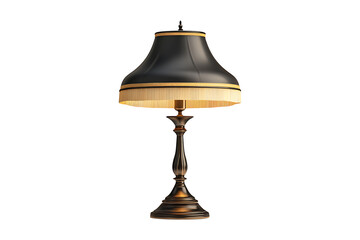 Retro lamp isolated on a transparent background