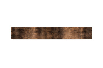 A long wooden board with a brown color