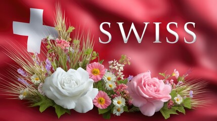 Swiss nation holiday: jubilation confederation, founding alpine, country Helvetic, cheerful population, assembly traditional, ritual commemorative, observance crimson, ensign symbol, revelry