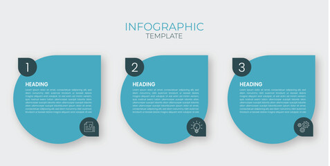 Fototapeta premium Infographic template