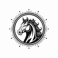 Knight Horse Vector. Knight Horse Logo Design Knight Horse Stock Vector.