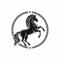 Knight Horse Vector. Knight Horse Logo Design Knight Horse Stock Vector.