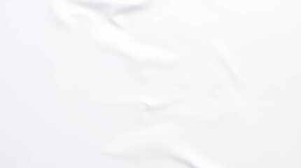 Crumpled polyethylene surface texture. Realistic wrinkled plastic material with glossy highlights and detailed fold