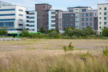 Buildings along Riggaregatan in Western harbor (VŠstra hamnen), Malmš, Sweden. © A