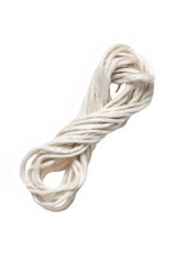 Cotton rope isolated on transparent background