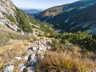 Landscape of Rila Mountain near Malyovitsa peak, Bulgaria