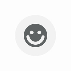 happy mood icon sign vector