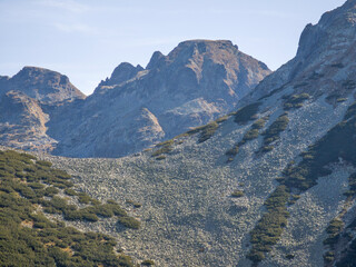 Fototapeta premium Landscape of Rila Mountain near Malyovitsa peak, Bulgaria