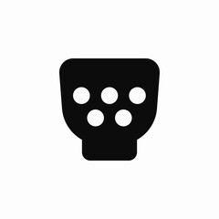 food stir icon sign vector