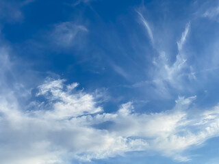 Big blue sky with clouds