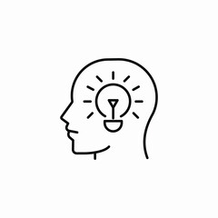innovative idea thought icon sign vector