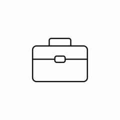 office briefcase icon sign vector