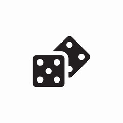 dice games icon sign vector