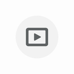 frame media icon sign vector