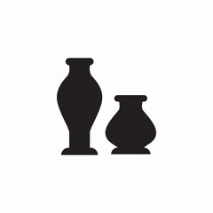 pottery vessels icon sign vector