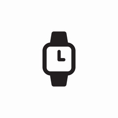 square manual watch icon sign vector