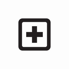 Obraz premium medicine cabinet icon sign vector