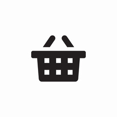 shopping basket online icon sign vector