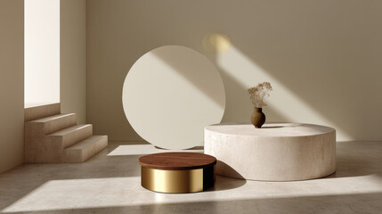 collection of d abstract shapes in minimalist style featuring smooth curves and sharp angles
