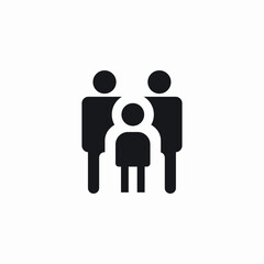 family community icon sign vector
