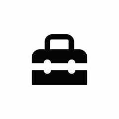 tool case icon sign vector