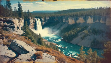 Viewpoint from one of the most popular national parks, known for waterfalls, viewpoints, and cool weather.