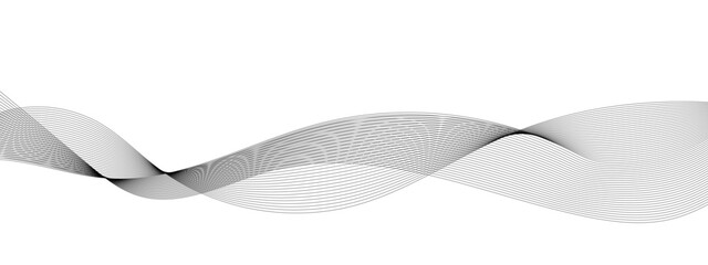 Abstract wavy grey blend technology liens background. Digital frequency track equalizer. Abstract frequency sound wave lines and twisted curve lines background. Banner design background.	
