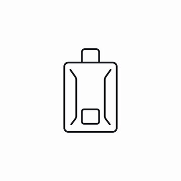 handle buggage icon sign vector