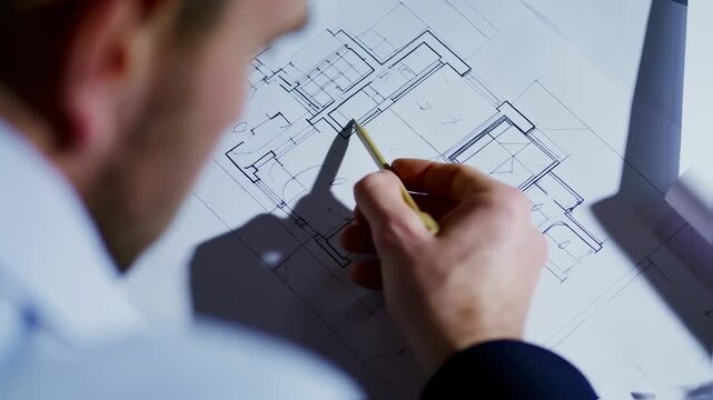 Architectural floor plan review