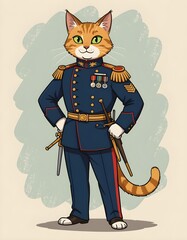 military cat